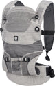 Porte-bébé Dooky - porte-bébé terra nova gris - porte-enfant - porte-bébé et porte-bébé 3,5-15 kg - position M ergonomique - porte-dos - réglable et respirant - porte-bébés - porte-bébé