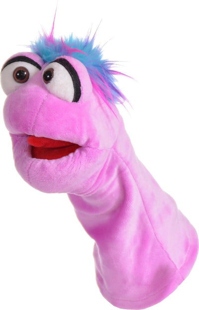 Living Puppets marionnettes à main animal tüffelchen chatterworm violet 25cm