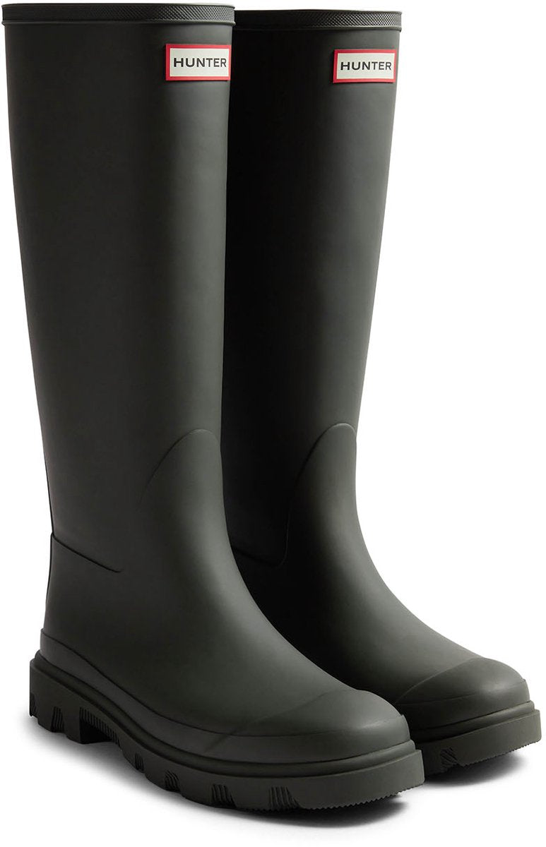 Bottes de pluie unisexes Hunter Downpour Tall Boot - vert foncé