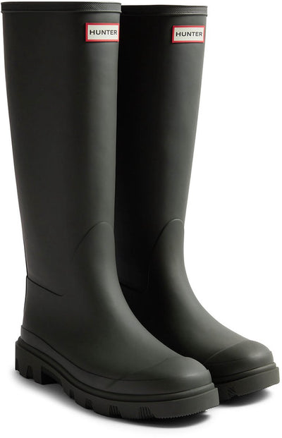 Bottes de pluie unisexes Hunter Downpour Tall Boot - vert foncé
