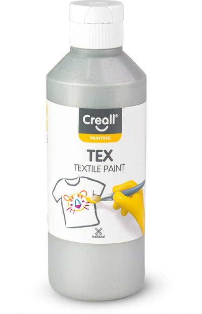 Peinture textile creall argent, 250 ml