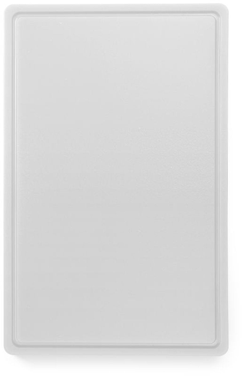 Planche à découper gastronorme Hendi – haccp – hdpe – blanc – 530x325 mm