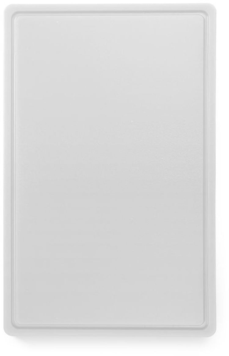 Planche à découper gastronorme Hendi – haccp – hdpe – blanc – 530x325 mm
