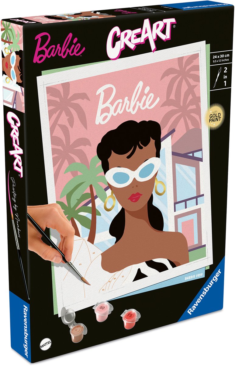 Ravensburger crée des enfants avec un numéro - Barbie