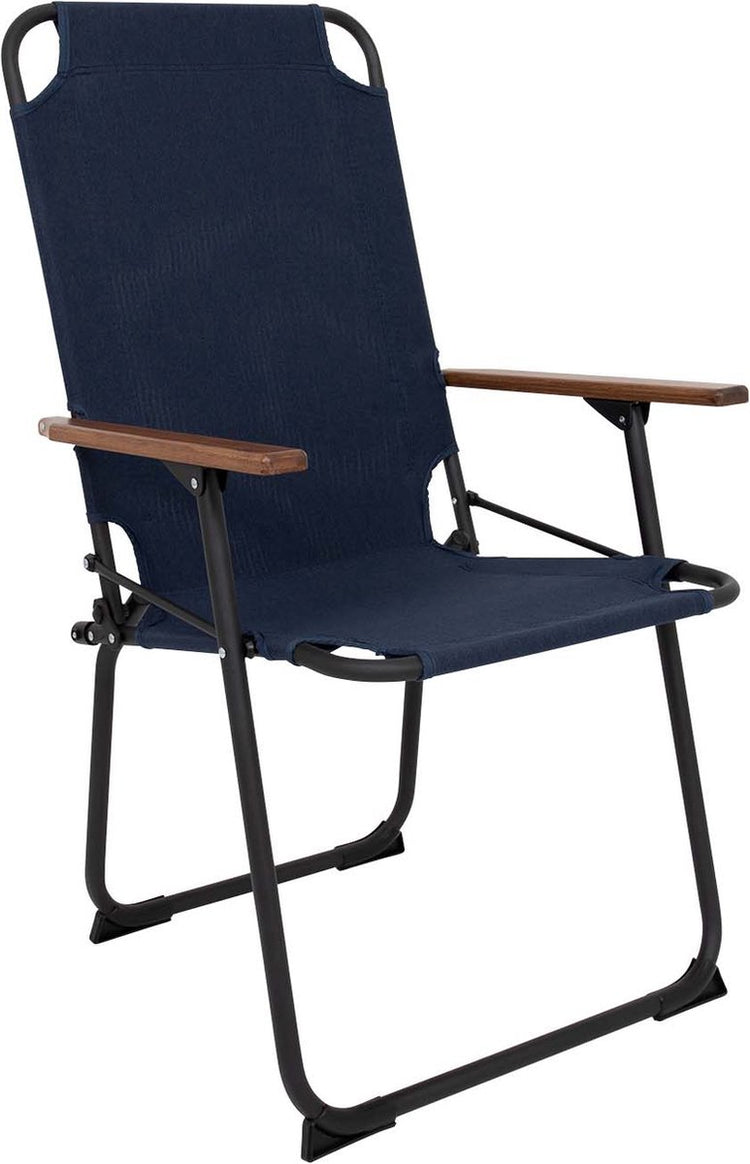 Bo-camp - industriel - chaise - bushwick - xl - bleu