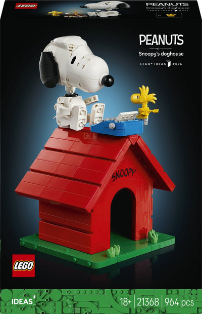 Lego ideas 21368 cacahuètes : la niche de Snoopy