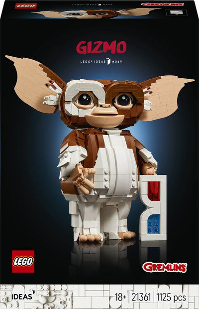 Lego ideas gremlins : gizmo, ensemble de figurines réglables - 21361