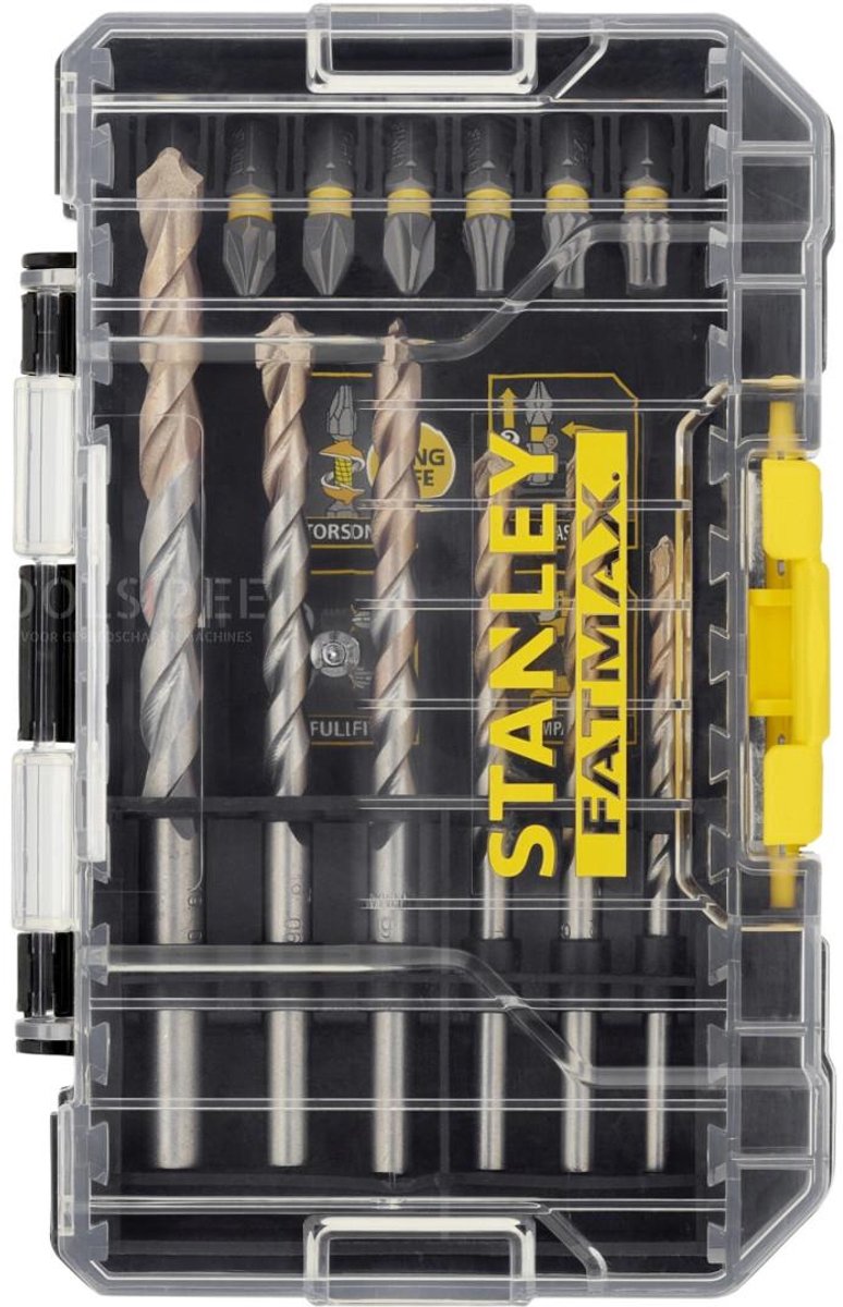 Accessoires Stanley - Jeu d'embouts et de forets 19 pièces sta88552-xj