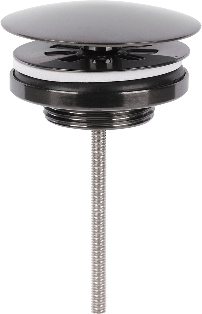 Bouchon de vidange Differnz gun metal - toujours ouvert - ø 72 mm - avec vis