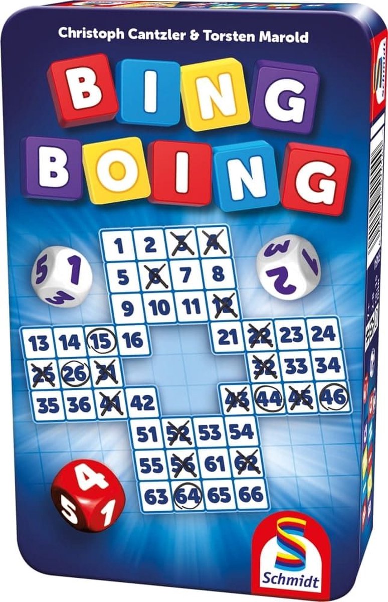 Schmidt ® - bing boing - jeu de dés - jeu familial - à partir de 7 ans - 2-8 joueurs