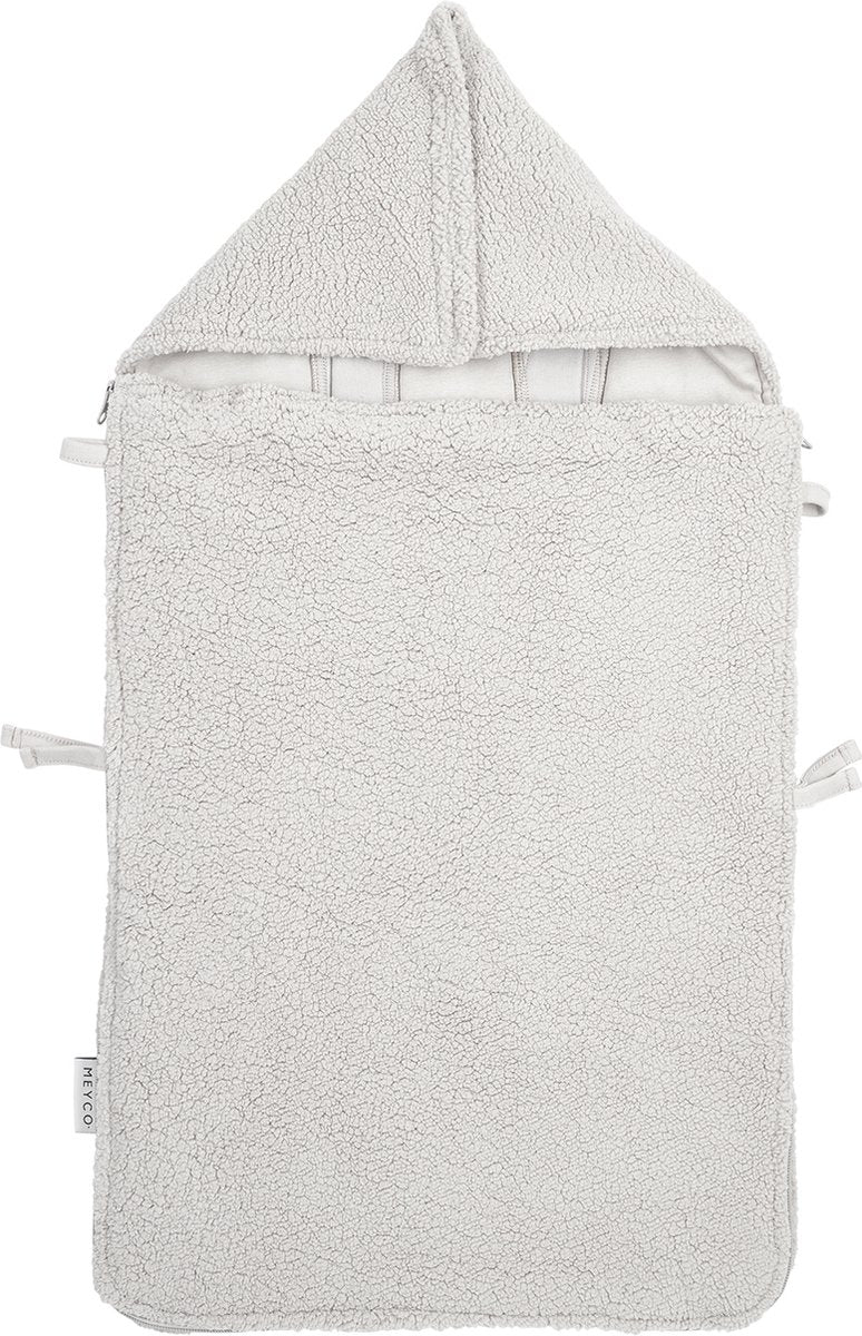 Chancelière bébé teddy Meyco - grège - 40x82cm