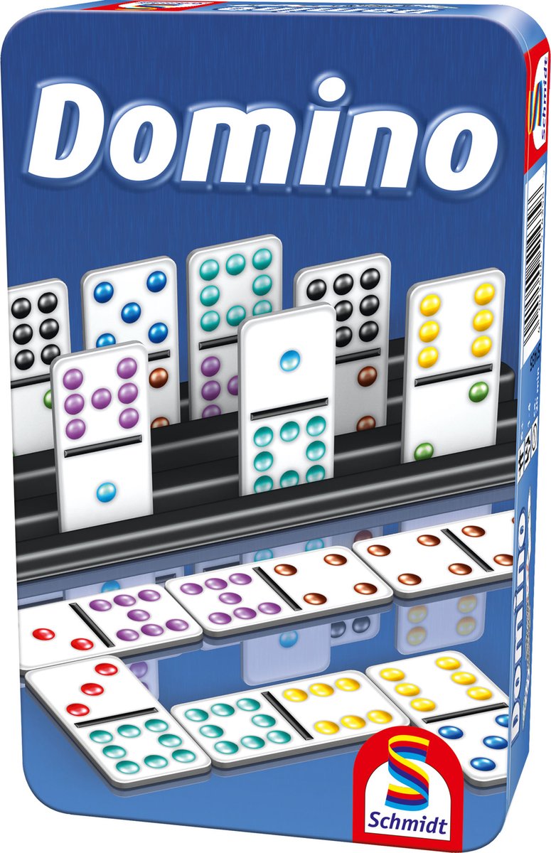 Schmidt ® - domino - jeu de société classique - jeu familial - à partir de 6 ans - 2-4 joueurs - jeu de voyage