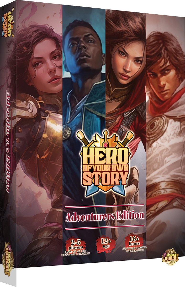 Asmodee héros de votre propre histoire - édition aventures - jeu de société anglais