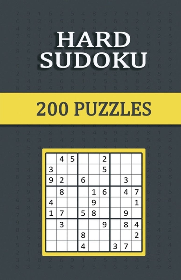 Sudoku difficile 200 grilles