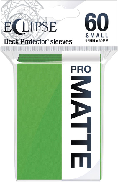 Ultrapro ultra pro - pack Eclipse Matte 60 pochettes pour cartes petit format vert lime (62 x 89 mm)
