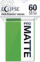 Ultrapro ultra pro - pack Eclipse Matte 60 pochettes pour cartes petit format vert lime (62 x 89 mm)
