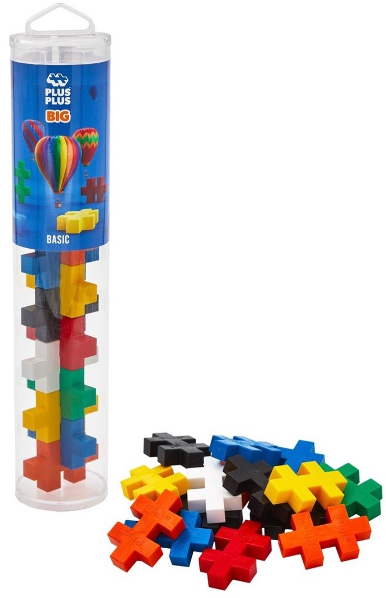 Plus plus tube basic big plus-plus : 15 pièces (3224)