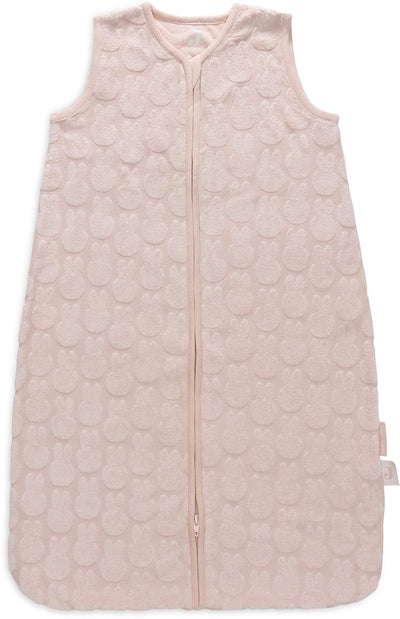 Jollein x Miffy - gigoteuse d'été jersey 70cm - éponge jacquard miffy rose sauvage - gigoteuse d'été