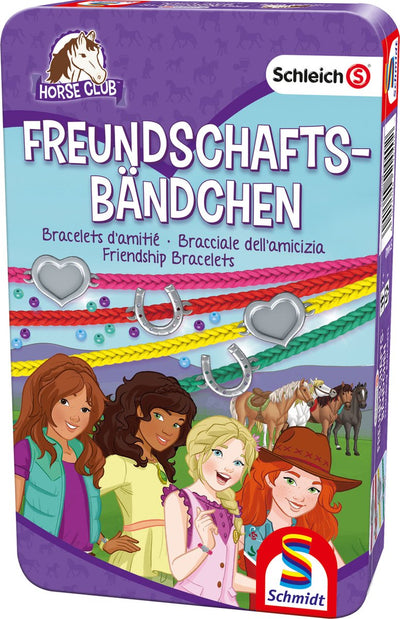 Schmidt ® - bracelets d'amitié du club hippique - kit de bricolage - création de bijoux créatifs - à partir de 6 ans - 1+ joueur