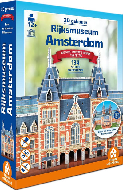 L'usine amusante de Tucker Rijksmuseum Amsterdam - Bâtiment 3D (134 pièces) -