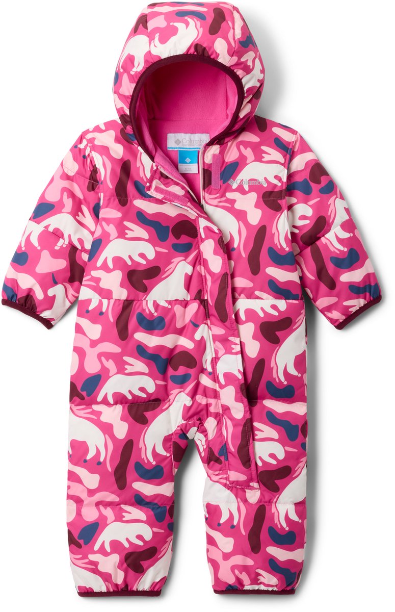 Combinaison de ski unisexe Columbia Snuggly Bunny™ II Bunting - Pink Ice Uniflauge, Satin Pink