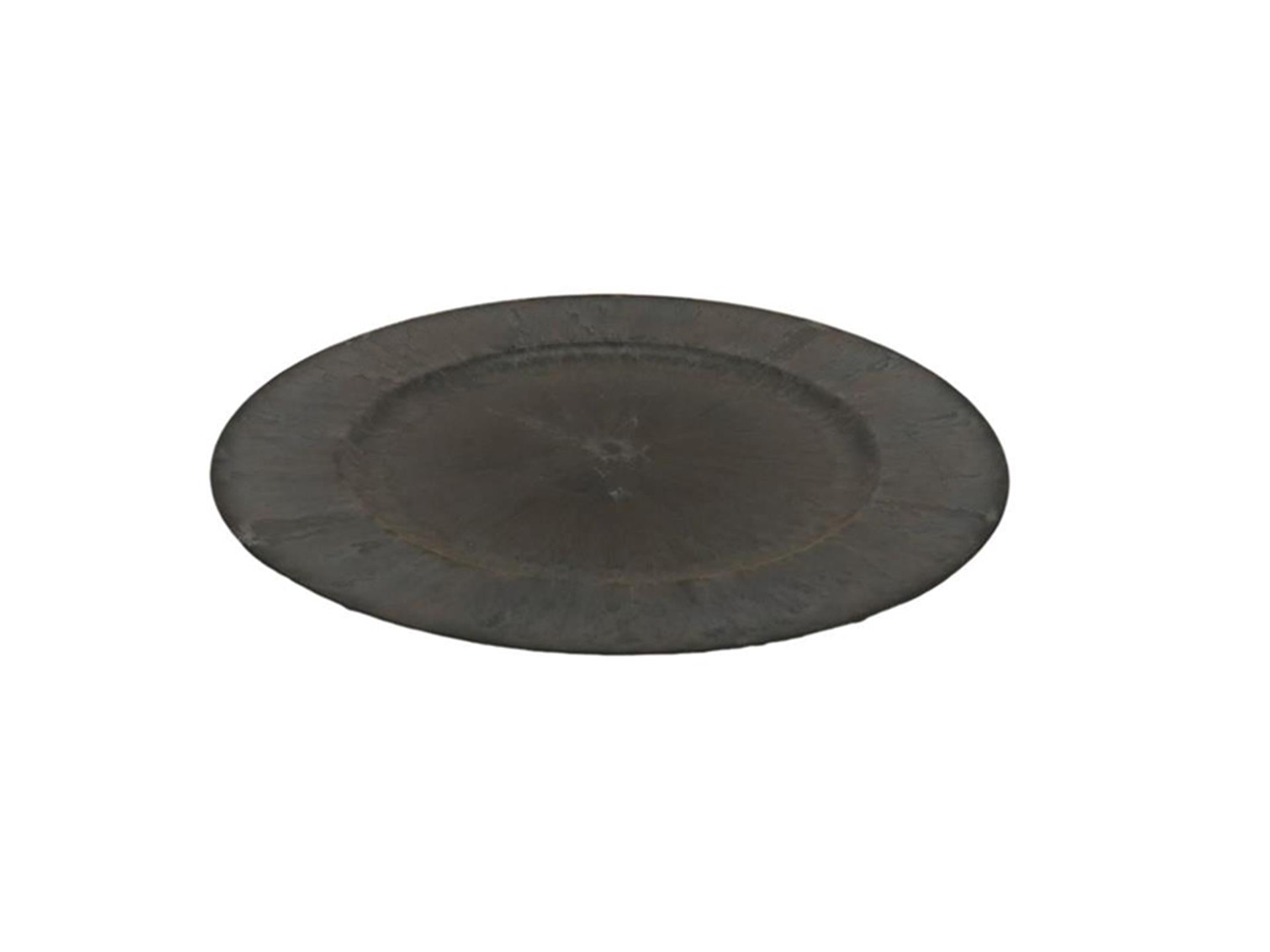 Hbx natural living plaque de base mélamine ø33cm gris