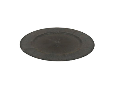 Hbx natural living plaque de base mélamine ø33cm gris