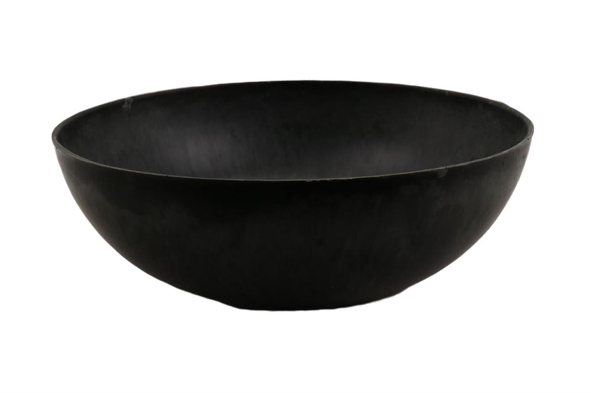 Hbx natural living bol mélamine ø30xh10cm noir
