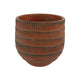Hbx natural living pot de fleur cissane ø11xh10cm terre cuite