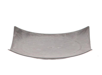 Hbx plateau de vie naturel mélamine 28x28xh5cm gris