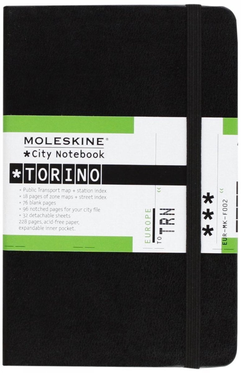 Moleskine Europe - Carnet de ville Turin
