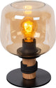 Lucide ilona - lampe de table - ø 18 cm - 1xe27 - ambre