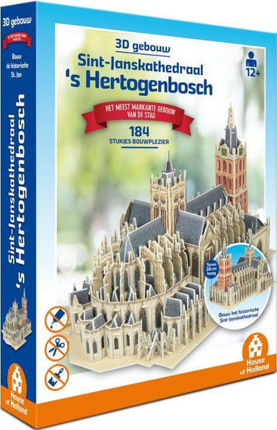 Tucker's Fun Factory Cathédrale Saint-Jean Den Bosch - Bâtiment 3D (184 pièces) -