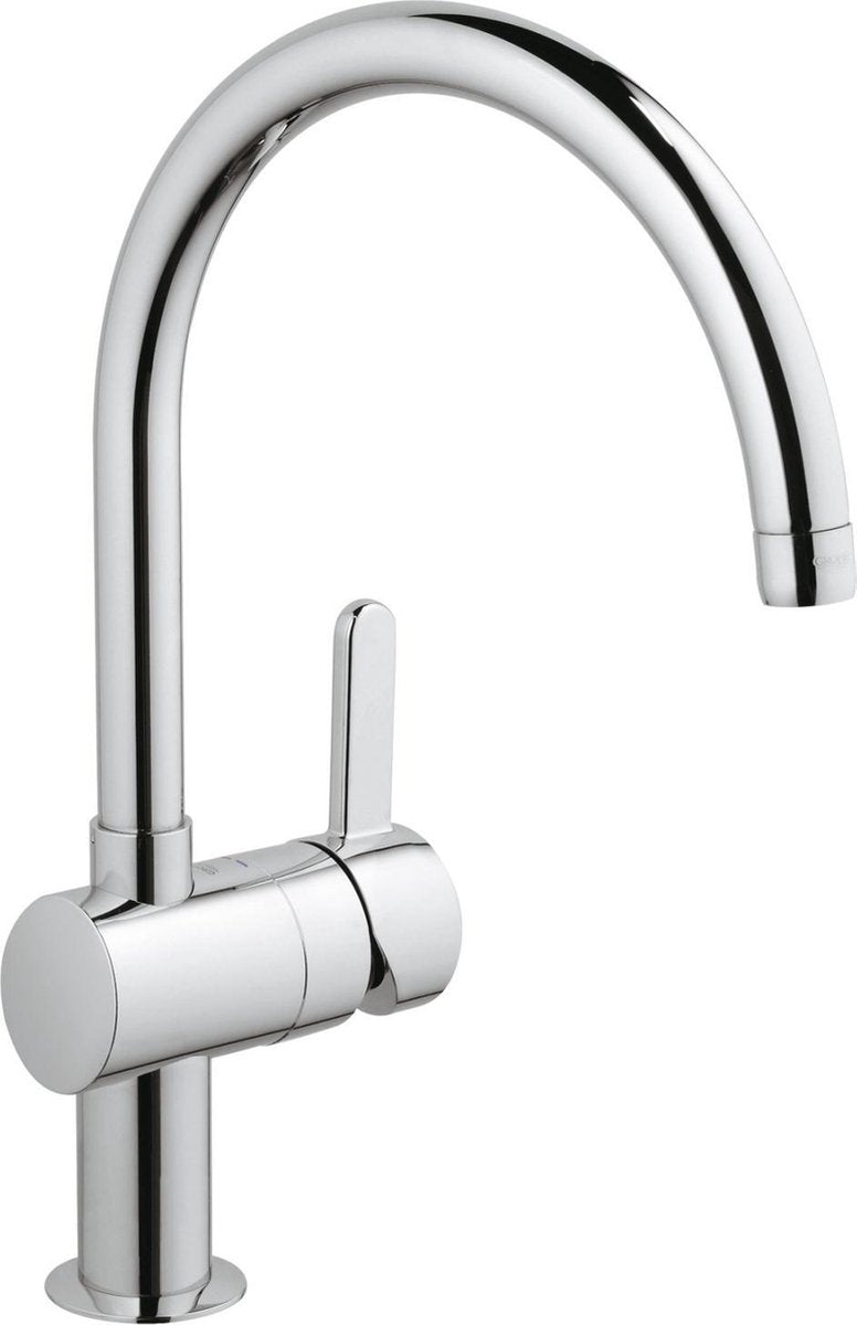 Robinet de cuisine Grohe Flair - bec en C - chrome
