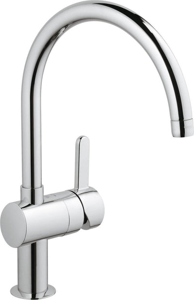 Robinet de cuisine Grohe Flair - bec en C - chrome