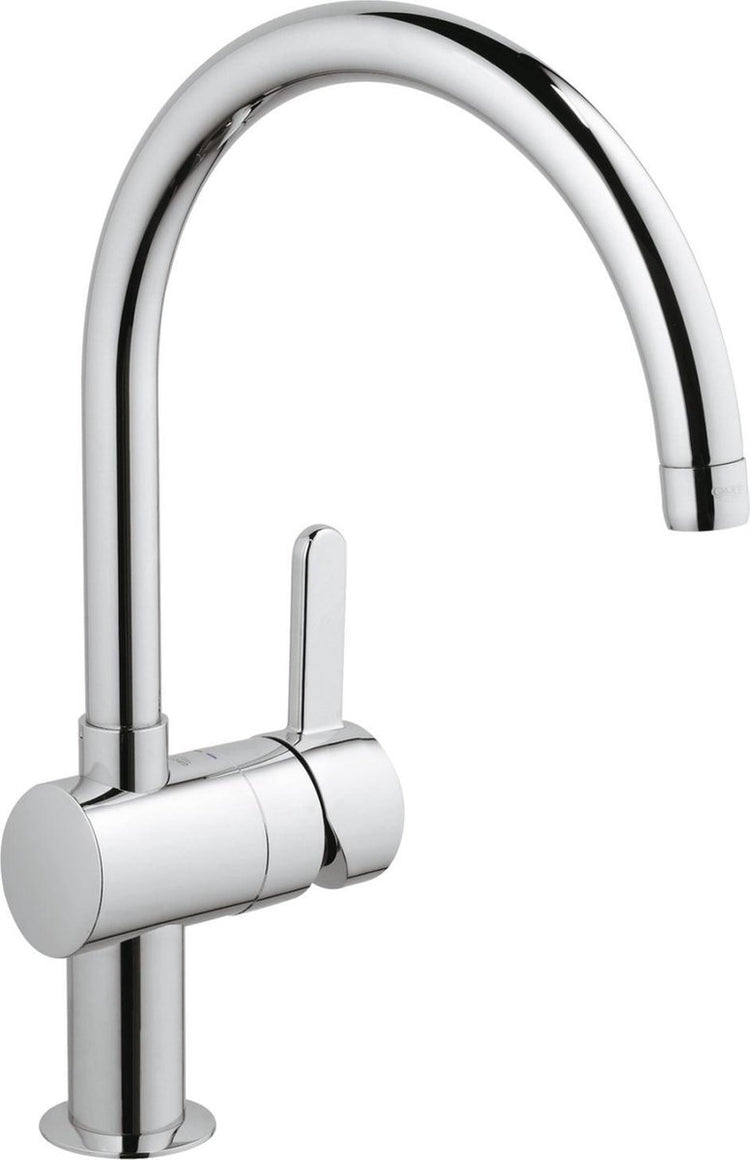 Robinet de cuisine Grohe Flair - bec en C - chrome