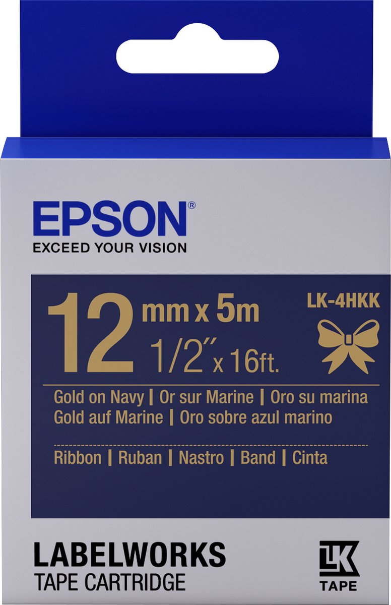 Etiquettes pour imprimante Epson c53s654002 bleu doré
