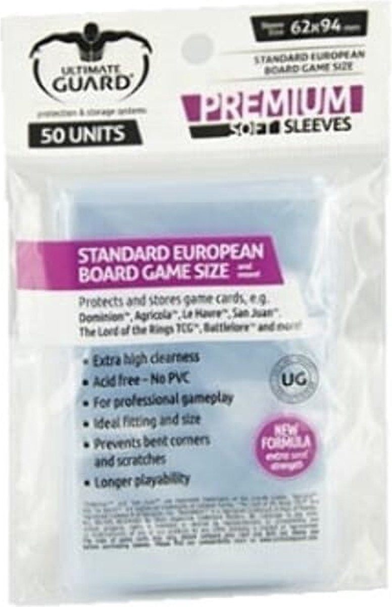 Pochettes de jeu de société Ultimate Guard (50) - norme européenne