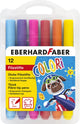 Feutres Eberhard Faber - jumbo 2mm - 12 couleurs en étui - ef-551213