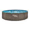 Vagues d'été Piscine Cadre actif 457 x 106 cm Double Roard Double + filtre Pomp