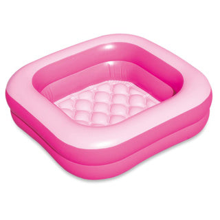 Vagues d'été pour bébé piscine rose 86x86x25 cm