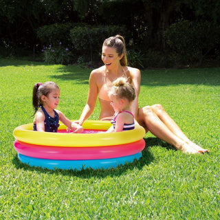 Vagues d'été piscine 3 rings 114 x 25 cm