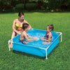 Vagues d'été piscine petit cadre 122 x 122 x 30 cm bleu
