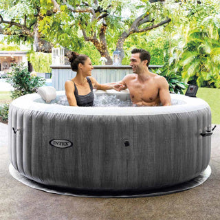 Intex gonflable Spa Graywood Deluxe 4 Persoons