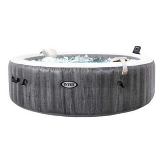 Intex gonflable spa gris de luxe 6 personnes