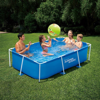Vagues d'été piscine petit cadre 260 x 160 x 66 cm