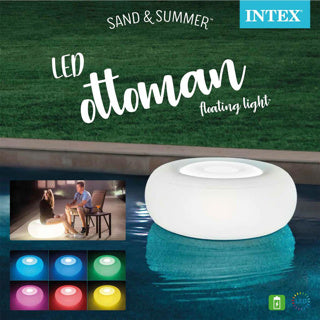 Intex - Poef à LED gonflable