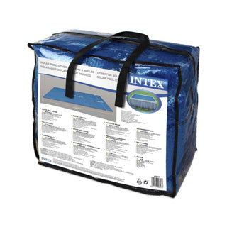 Couvercle de piscine solaire Intex, s'adapte à 16 'x 8'