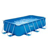 Vagues d'été Piscine Cadre actif rectangulaire 400 x 200 x 100 cm + pompe filtrante - afbeelding 1
