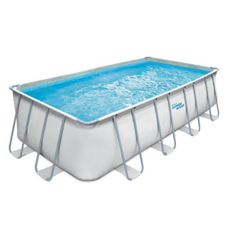 Vagues d'été piscine élite cadre rectangulaire 549 x 274 x 132 cm + pompe filtrante